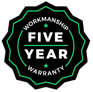 5 Year Warranty 5 Year Warranty